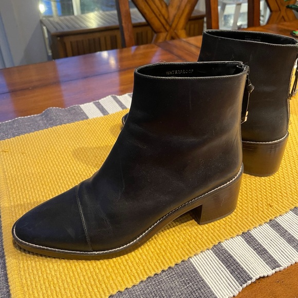 Cole Haan Winnie Grand Bootie Waterproof Cap Back/Rear-zip Ankle Boots - Picture 10 of 10